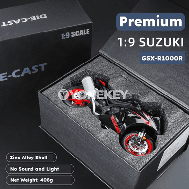 1:9 motosikl modeli, metal diecast, kolleksiýa we sowgat üçin