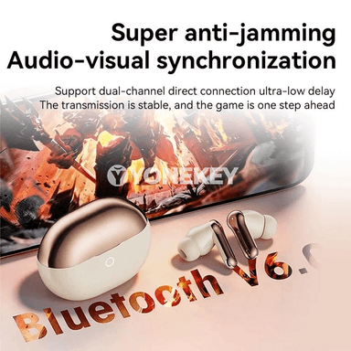 TWS Bluetooth gulaklyklar, HiFi stereo, sesle dolandyryş, güýçli batareýa