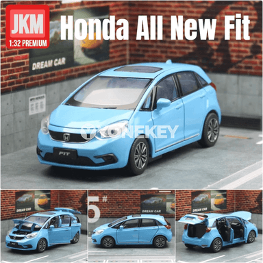 Honda Fit 1:32 metal model awtoulag, açylýan gapyly we ses-ýagtylykly