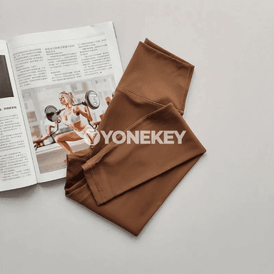Zenanlar üçin ýokary billi sport leggins – ýumşak, dem alýan, elastik