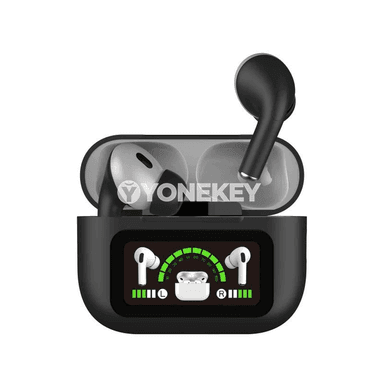 K18 Bluetooth 5.2 TWS sport gulaklyklary, mikrofonly, simsiz