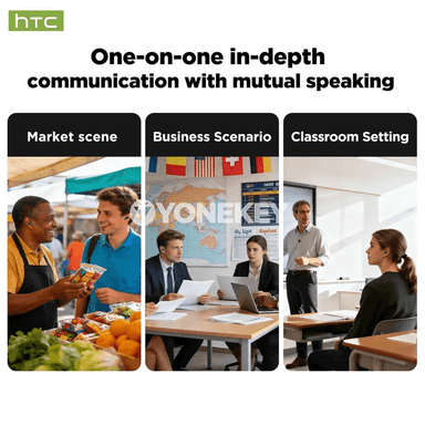 HTC NE75 simsiz Bluetooth gulaklyklary, ses peseldiji, terjimeçi