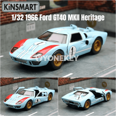 Ford GT40 MKII 1:32 metal kiçi maşyn — kolleksiýa we sowgat üçin