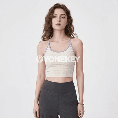 Zenanlar üçin sport top, döş padli, yoga we fitnes üçin amatly