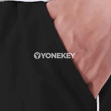 Erkekler üçin keşdeli sport balaklar, rahat gündelik model