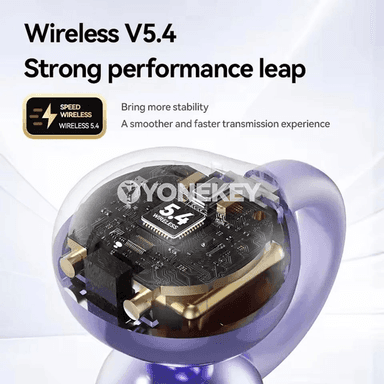 D151 TWS Bluetooth Nauşnikler, LED displeýli, sport üçin