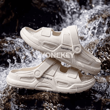 Erkekler üçin EVA tekiz sandal, tomusky rahat öý we plýaž aýakgaby