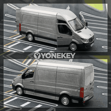 Mercedes-Benz Sprinter metal modeli, 1/36, çekilme görnüşli oýnawaç awtobus