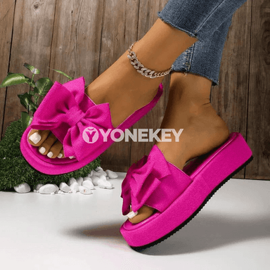 Aýal-gyzlar üçin moda şypbyklary, goýy tabanly, rahat açyk aýakgap