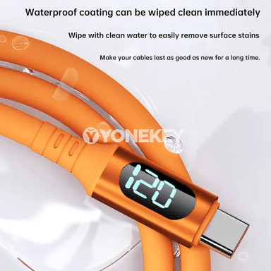 NNBILI USB-C to USB-C çalt zarýad kabeli, 120W, 6A