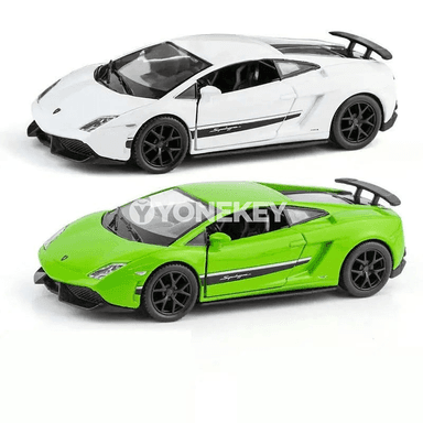 Lamborghini super sport 1:36 metal model awtoulag, çekmeli, çagalar üçin