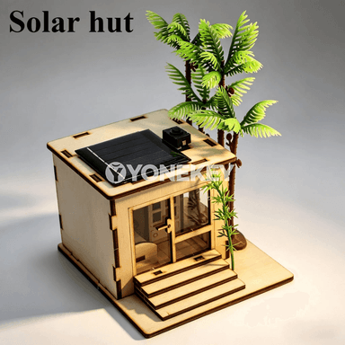 Çagalar üçin gün energiýasy boýunça ylmy DIY model, ýygnalýan öwrediji oýunjak