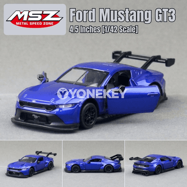 Ford Mustang GT3 1:42 metal model awtoulag oýnawajy