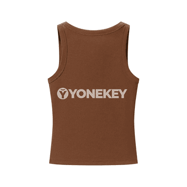 Zenanlar üçin inçe, rahat, kwadrat boýunly sport tank-top