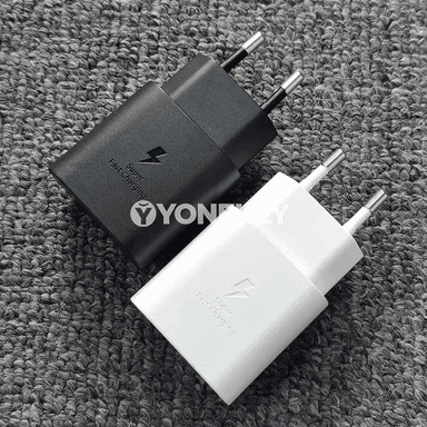 Samsung üçin 25W PD çalt zarýad beriji, USB-C kabel bilen