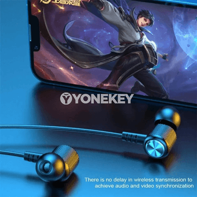 Bluetooth 5.3 sport gulakly nauşnik, magnitli, mikrofonly