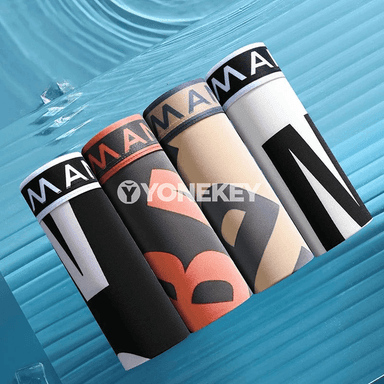Erkekler üçin 4 bölekli boxer içki balak, L–6XL