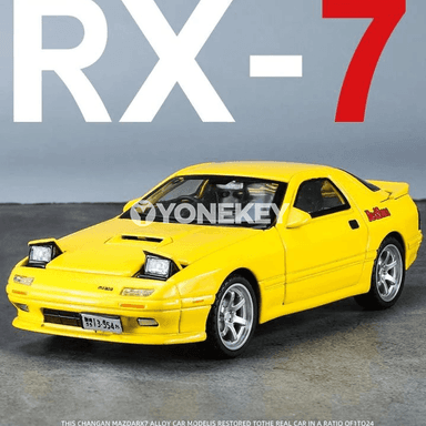 1:32 Mazda RX-7 metal model awtoulag, sesli we ýagtylykly