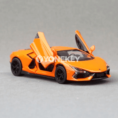 Lamborghini Revuelto 1:43 metal awtoulag modeli, yzyna itekleýän, çagalar üçin
