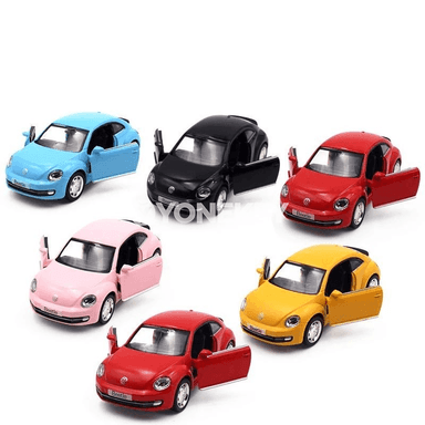 Volkswagen New Beetle 1:36 metal model awtoulag oýunjak