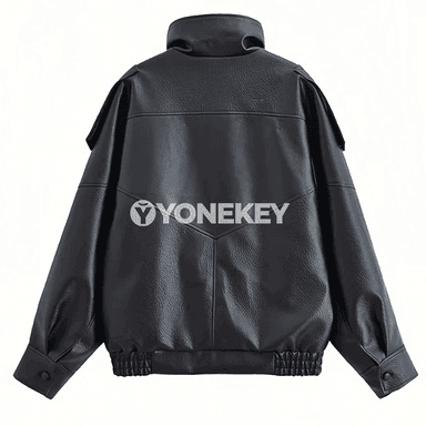 Gysga oversized bomber zenan penjek – zipli gündelik stil