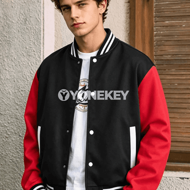 Erkekler üçin reňkli sport kurtkasy, ýeňli, gündelik stil, S-XXXL