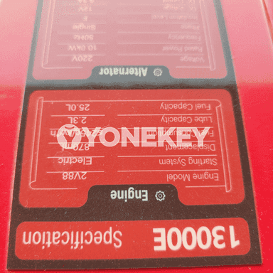 YAOU-MOOYAH-HOWMAY dizel generator dwižok