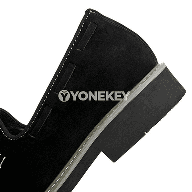 Erkekler üçin ýeňil beýik görkezýän deri loaferler, ofis we gündelik aýakgap