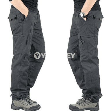 Erkekler üçin gyş kargo balaklar, ýumşak fleece, ýyly we amatly