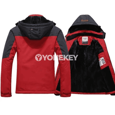 Gyş üçin ýyly, kapýuşonly erkekler parka penjek