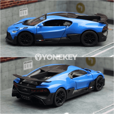 KiNSMART Bugatti Divo 1:38 metal model awtoulag, kolleksiýa üçin