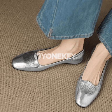 Zenanlar üçin ýumşak taganly slip-on tekiz aýakgaplar