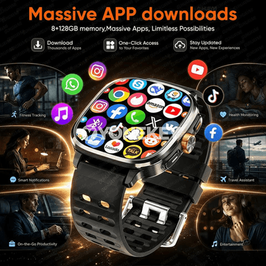 GUHUAVMI 4G/5G akylly sagat, 128GB, kamera, NFC