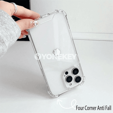 iPhone üçin açyk, ýeňil we şokdan goraýan berk gorag örtük
