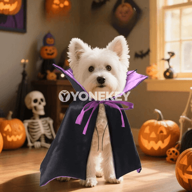 Haýwanlar üçin gyzykly hallowin keşbi, kiçi it we pişik üçin plaş