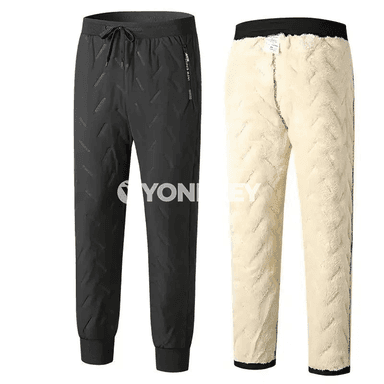 Erkekler üçin ýyly fleece şäher eşigi, 2 paket suw geçirmeýän balak