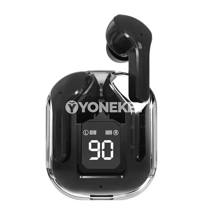 T2 simsiz mini gulaklyklar, LED displeýli, Bluetooth 5.3