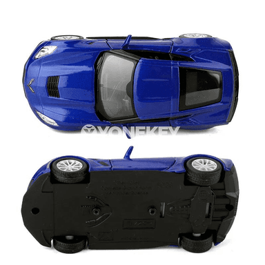 1:36 Chevrolet Corvette Grand Sport C7 metal modeli, kolleksiýa üçin