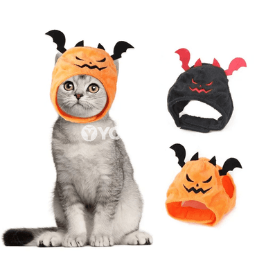 Pişik we it üçin gülkünç Halloween keşpli başgap toplumy