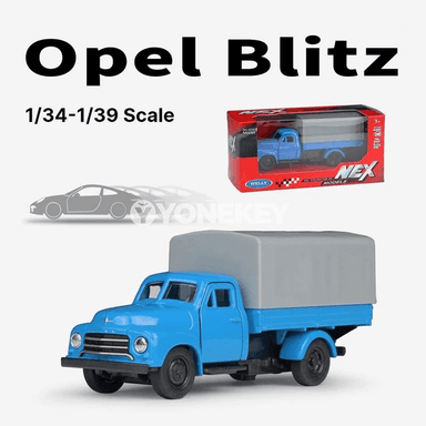 Opel Blitz 1:36 metal model ýük maşyny, ýygnalýan oyunjak