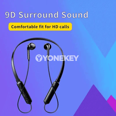 Bluetooth boýunakly simsiz sport nauşnigi, mikrofonly