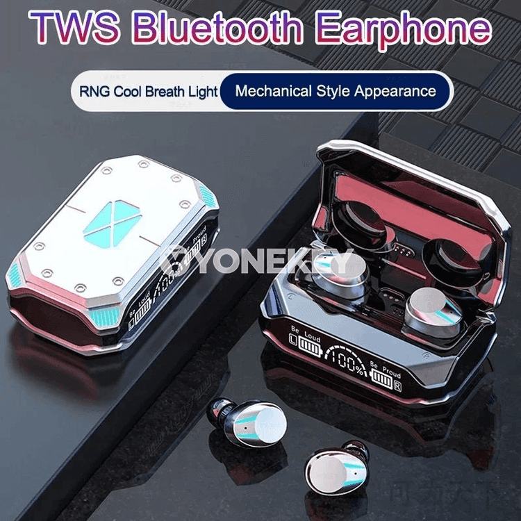 TWS M41 simsiz Bluetooth gulaklyklar, LED displeýli