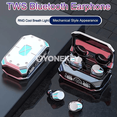 TWS M41 simsiz Bluetooth gulaklyklar, LED displeýli