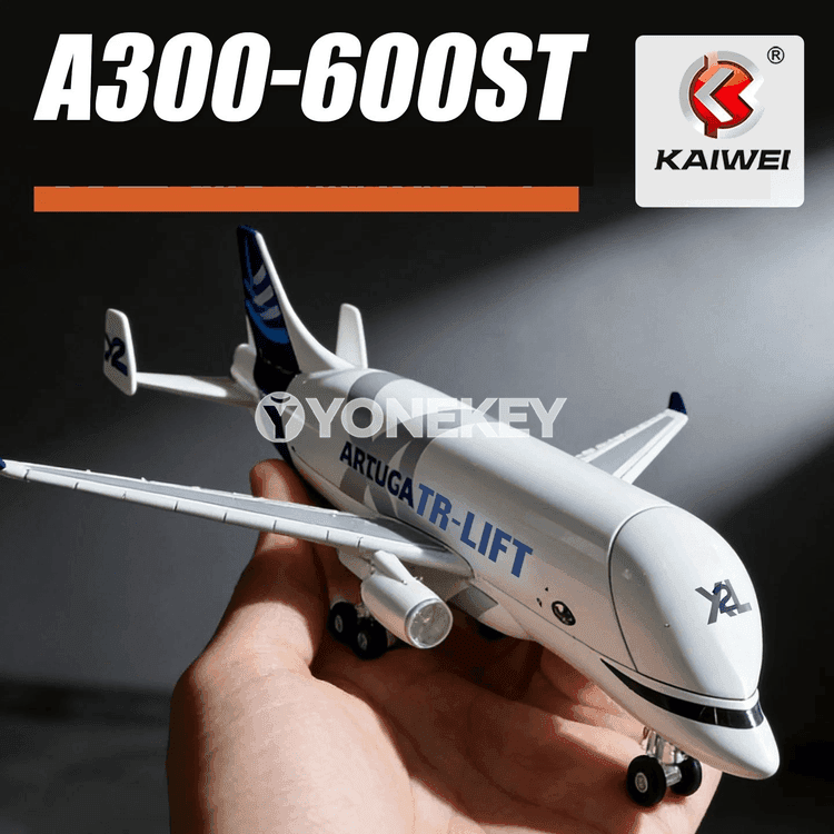 1:72 Airbus Beluga metal model uçarjaý, çagalar üçin kolleksiýa sowgat