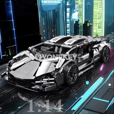 RC gurluşyk blokly sport awtoulag modeli 1:14, sowgat üçin