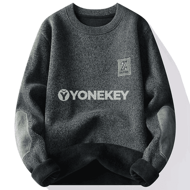 Erkekler üçin ýyly trikotaž switer, gyş üçin ýumşak fleece