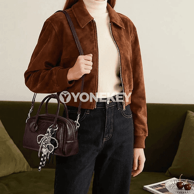 Çanta üçin asylýan bezeg, ýürek şekilli DIY açarjyk