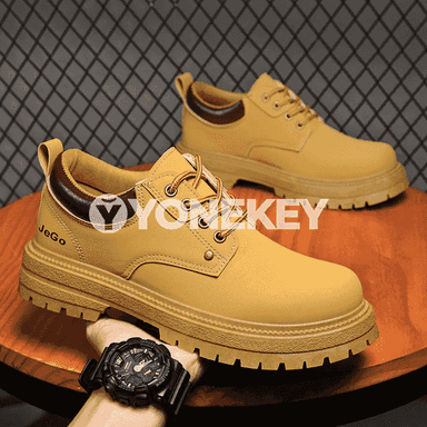 Erkekler üçin niýetlenen aýagyňyza rahat iş aýakgaplary.