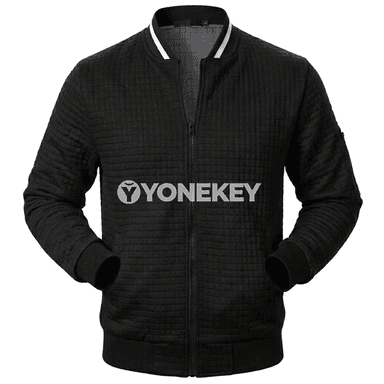 Erkekler üçin güýz-gyş sport zipli jaket, ýeňil gündelik sweatshirt