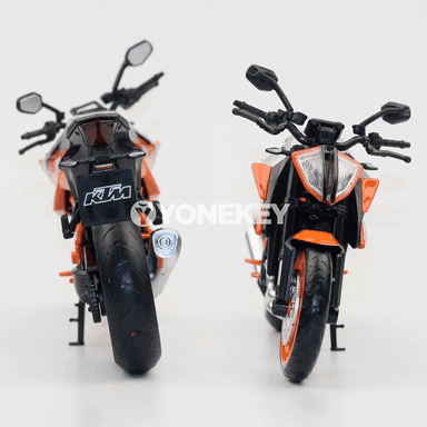 KTM 1290 Super Duke R 2022 metal motosikl modeli 1:12